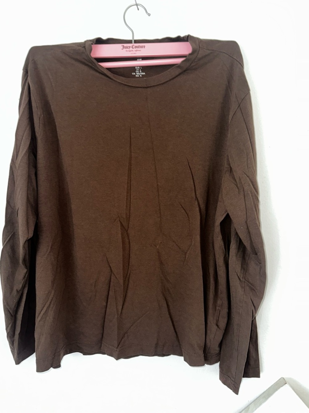 H&M Brown Long Sleeve Top